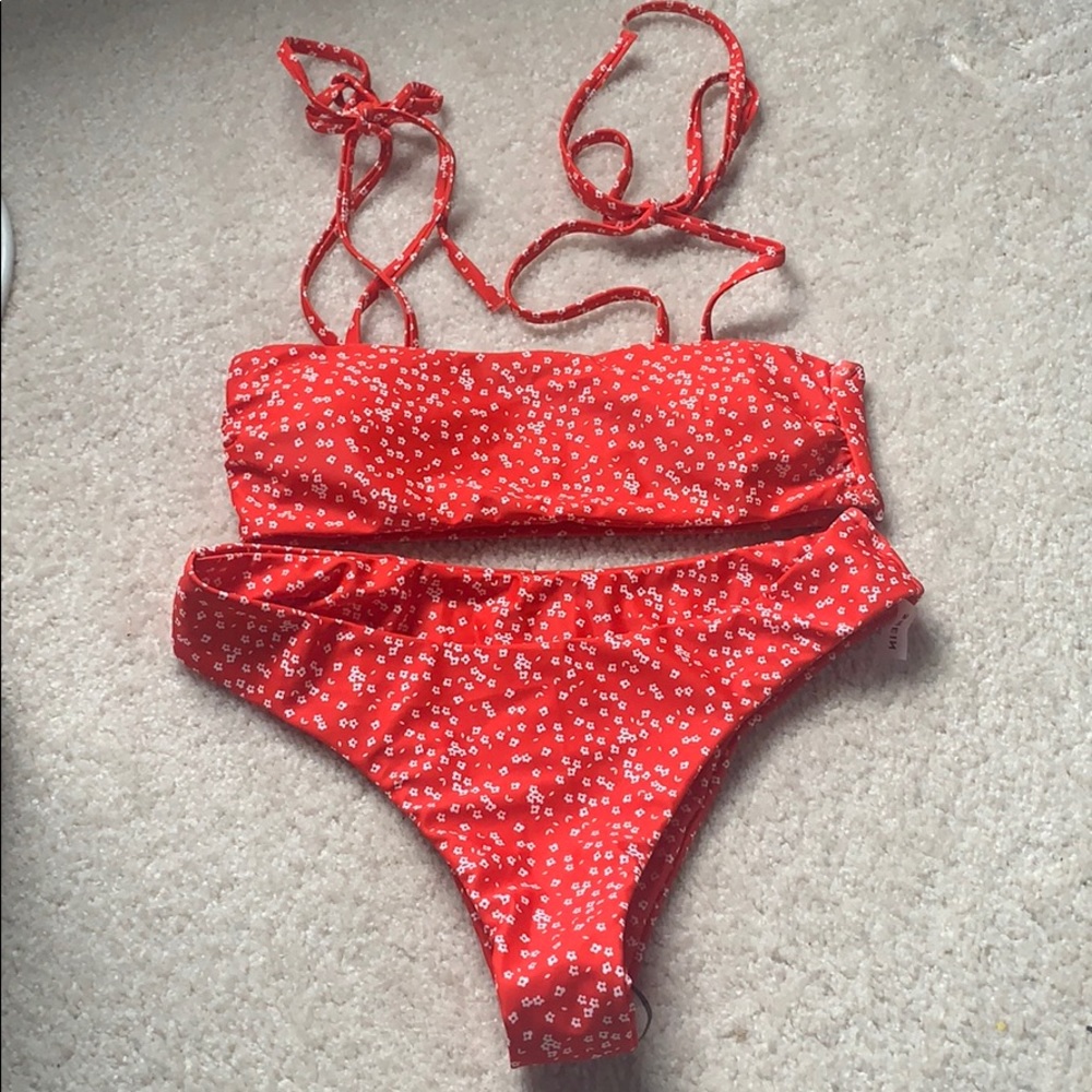 Small red bikini